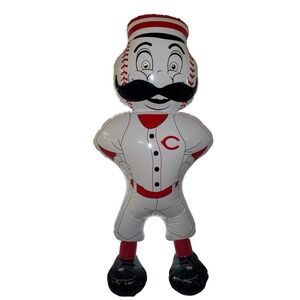 Cincinnati Reds Inflatable Blow Up Mascot Mr. Redlegs 4ft‎ Tall!